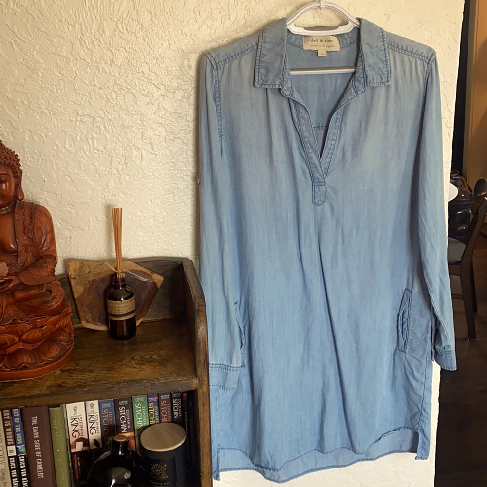Denim Dress - size m -